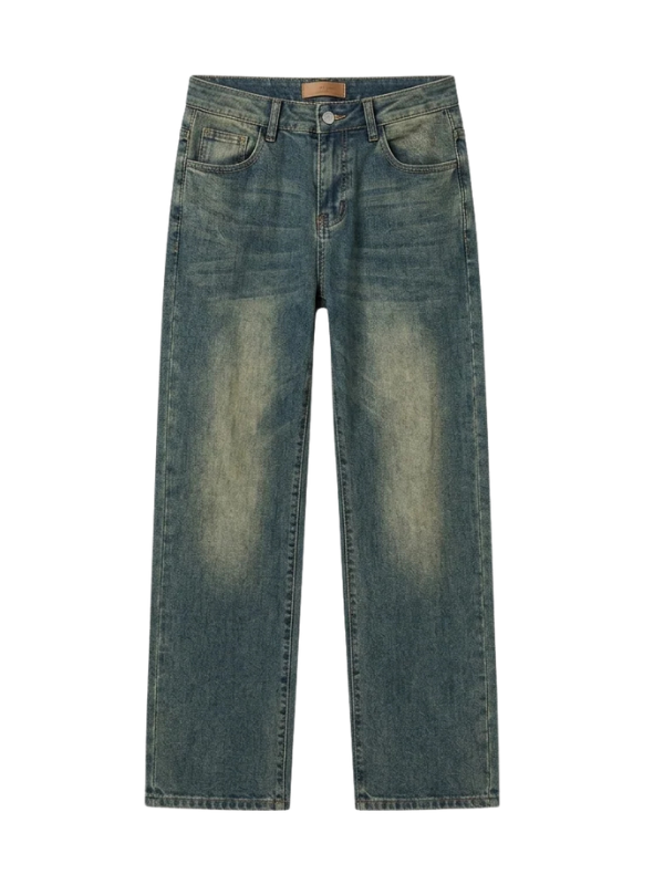 Men's Plus Size Vintage Wash Loose Fit Jeans – 404 Archive