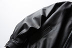 Oversized Leather Bomber
