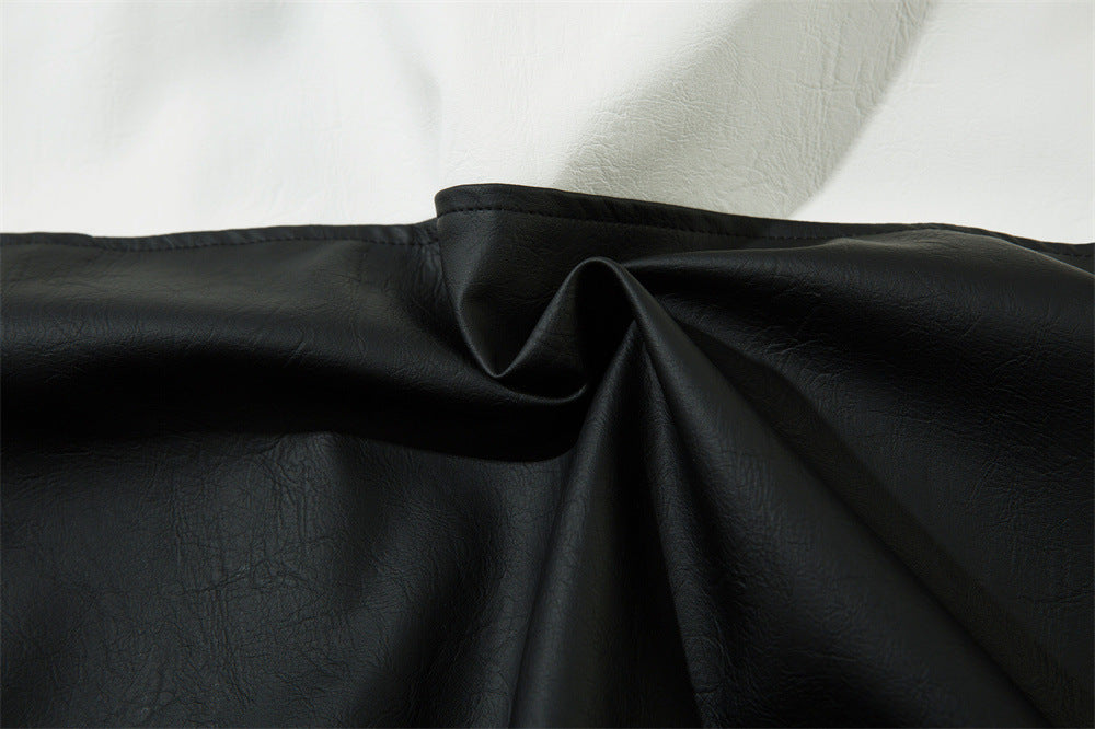 EUROPEAN AMERICAN RACING LEATHER MOTORCYCLE JACKET