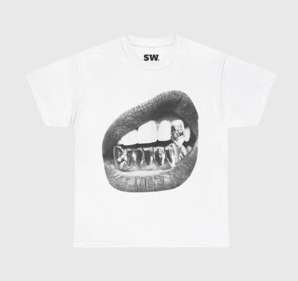 OVERSIZED HIP HOP STREETWEAR CASUAL COUPLE TEE
