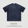 Retro Washed Round Neck Short Sleeve Tee