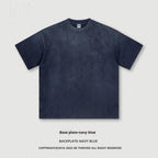 Retro Washed Round Neck Short Sleeve Tee