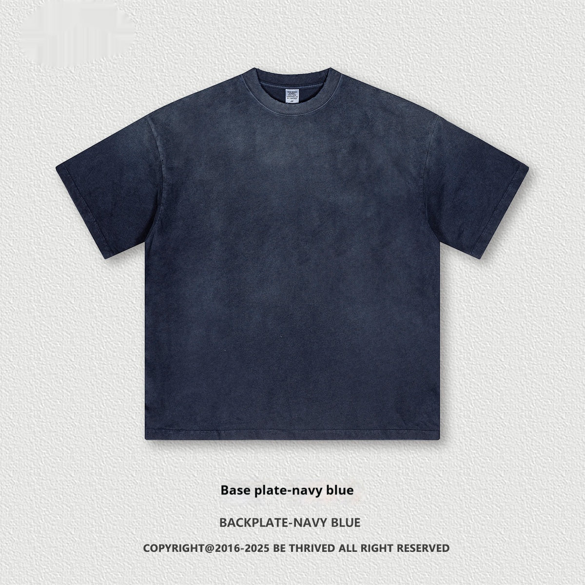 Retro Washed Round Neck Short Sleeve Tee