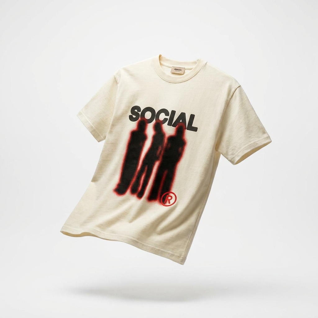 HARAJUKU GOTHIC TEARS GRAPHIC SHORT SLEEVE TEE