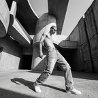 Ripped Cargo Jeans Light Wash