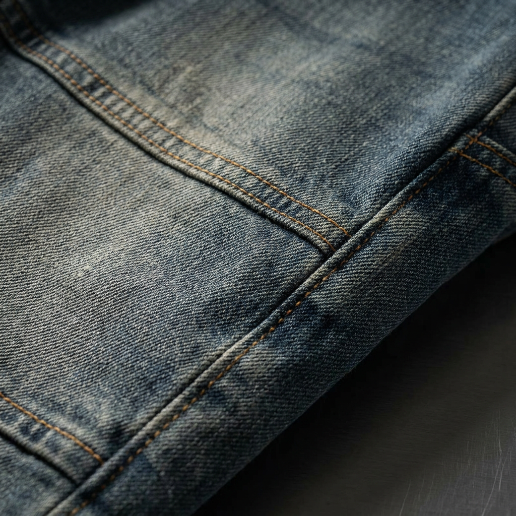 Men's Plus Size Vintage Wash Loose Fit Jeans