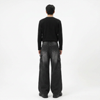 Distressed Washed Work Pants