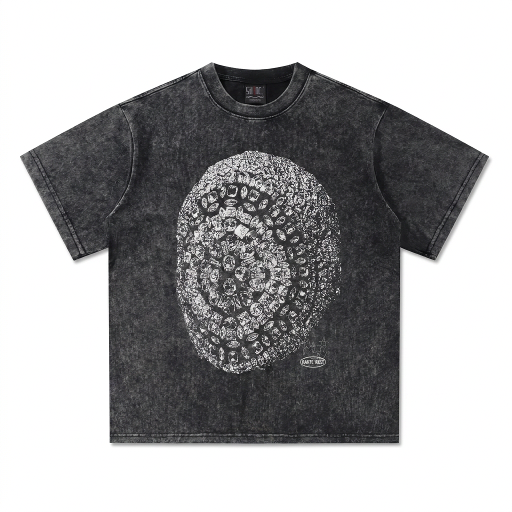 Men's Graphic Round Neck Short Sleeve T-Shirt