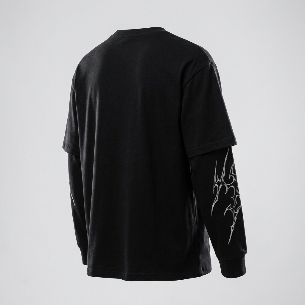 PLUS SIZE GRAPHIC ROUND NECK TEE