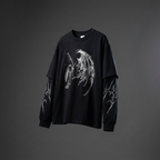 PLUS SIZE GRAPHIC ROUND NECK TEE